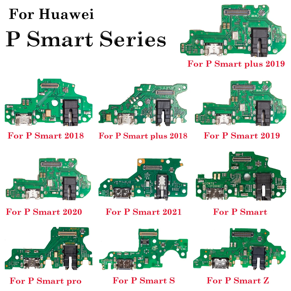 Новый USB-разъем для зарядки док-станции гибкий кабель с микрофоном Huawei P Smart pro S Z 2018
