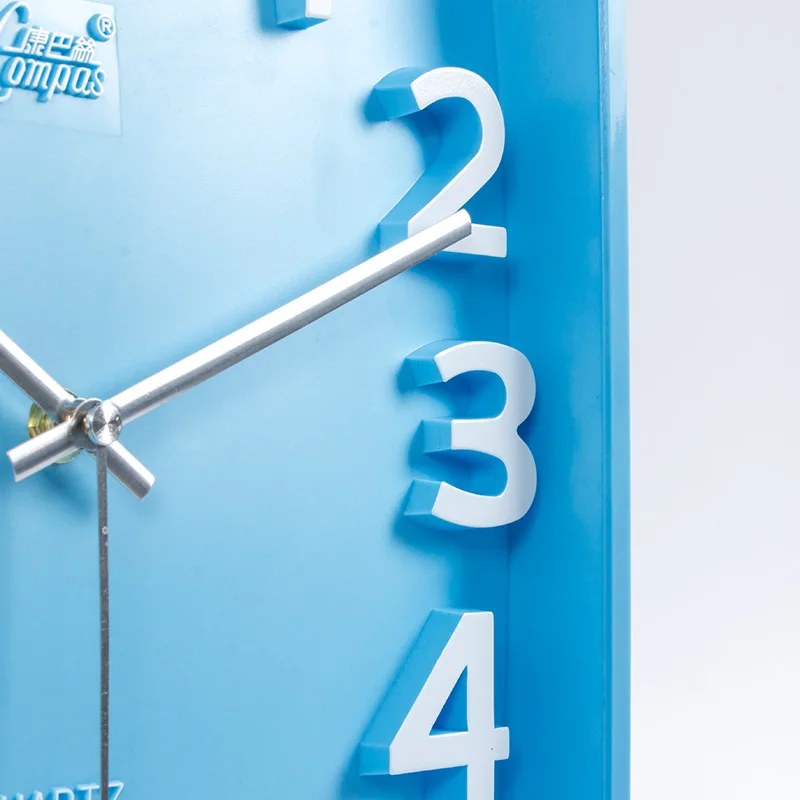 Большие настенные часы с современным дизайном бесшумные стоячие квадратные