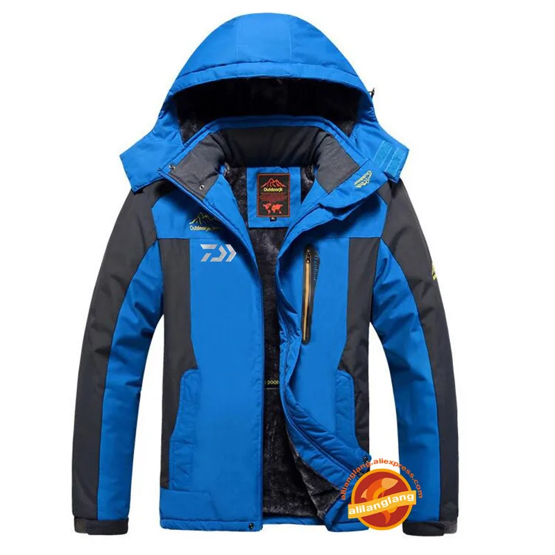 

DAIWA Autumn Winter Fishing Clothing Waterproof Warm Sports Outdoor Fishing Jackets Men Fleece Thick Outdoor Fishing Clothes