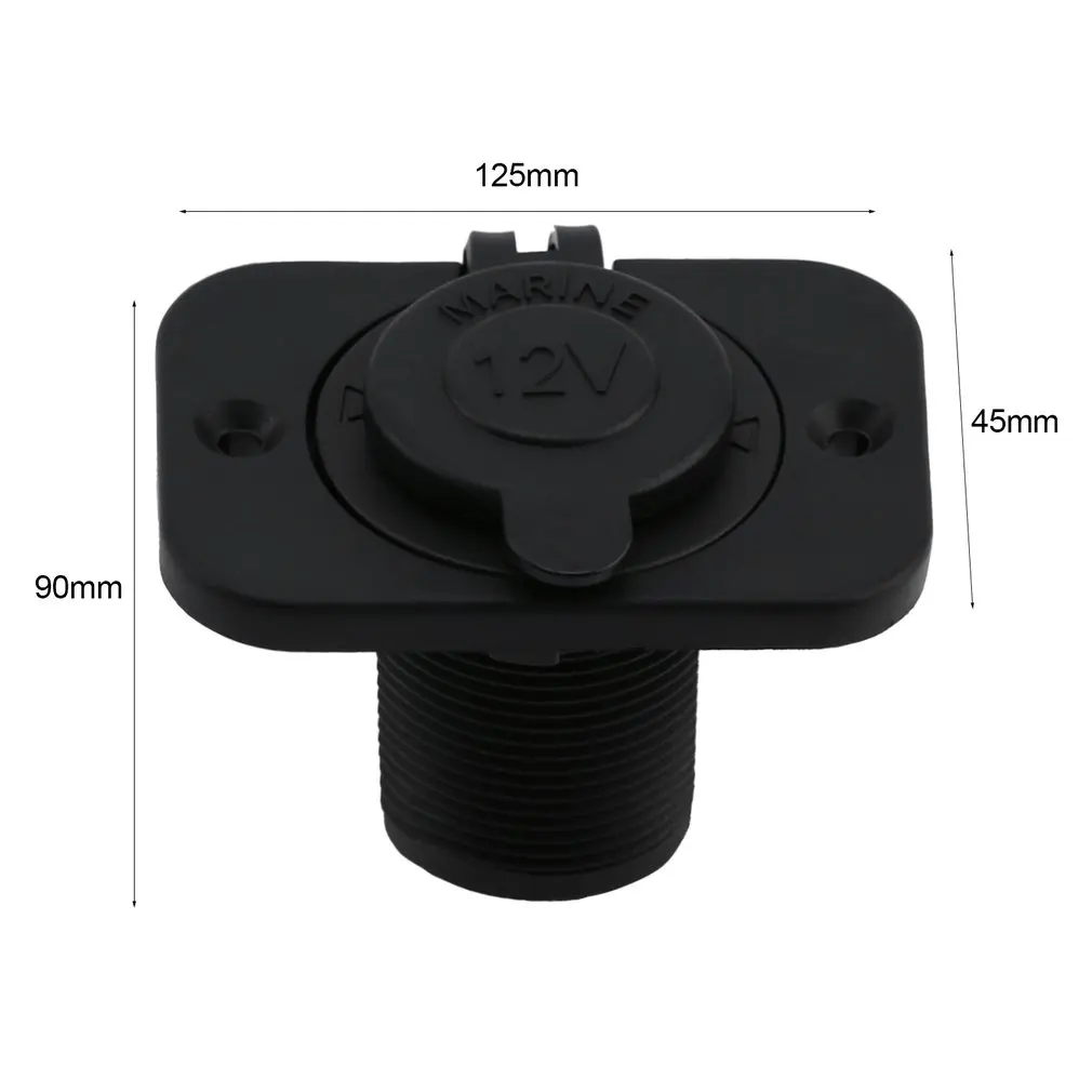

Waterproof 12V Car Boat Motorcycle Cigarette Lighter Socket Power Plug Outlet Car Accesories Heat Resisting Power Socket