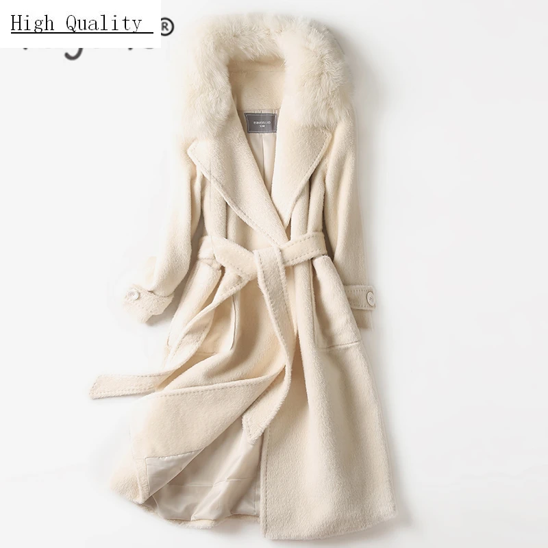 Зимнее пальто женское модное из натурального меха 2020 Женская куртка для стрижки
