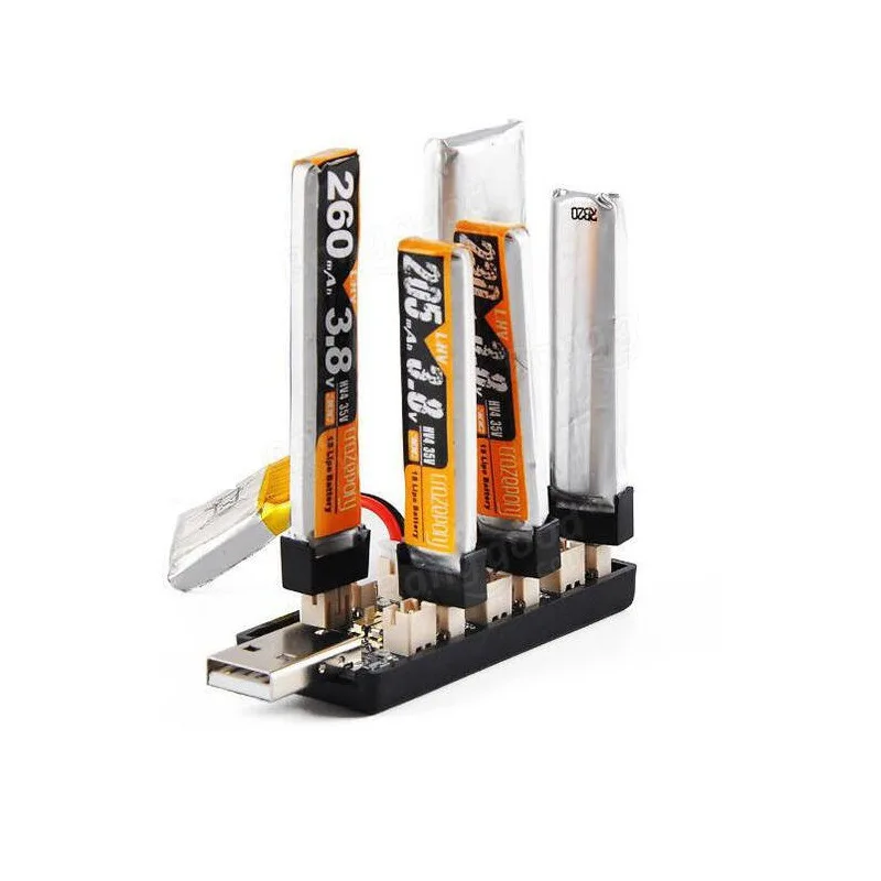 6 каналов 3 8 в USB 1S LiHv Lipo плата адаптера для зарядки аккумулятора 5 В 2 А зарядная