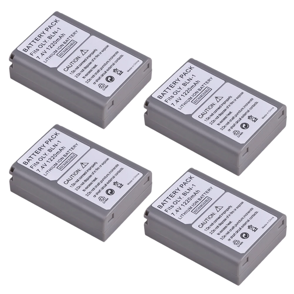4x флейта BLN1 PS-BLN1 литий-ионная батарея + зарядное устройство USB для Olympus |