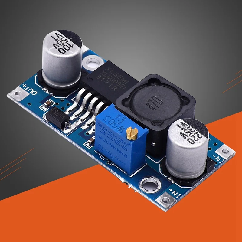 DC-DC Durable Boost Module 3-32V 4A Adjustable Step Up Converter XL6009 Power Supply Module Electrical Equipments 43*21*14mm