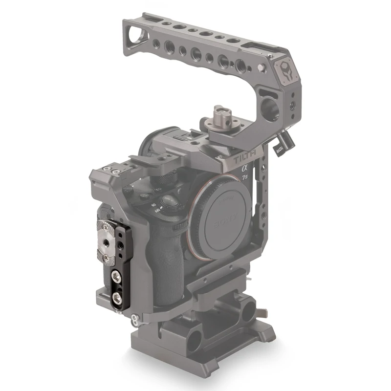 Насадка Tiltaing для розетки 1/4 дюйма-20 в Arri Panasonic Серии GH и Sony серии a7/a9-Tilta серая |