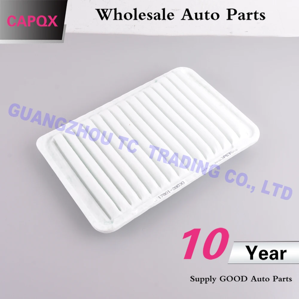 Высококачественная воздушная фильтровальная бумага CAPQX 5 шт. OEM:17801-0H080 17801-0H050