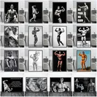 Арнольд Шварценеггер, бодибилдинг постер для фитнеса, картина маслом, тренировки в тренажерном зале, настенные художественные картины, картины для домашнего декора