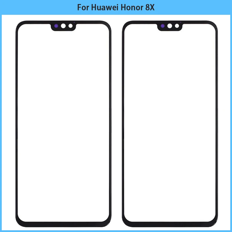 

6,5 ''Передняя панель для Huawei Honor 8X, переднее стекло, внешнее стекло, сменная панель (без сенсорного экрана)