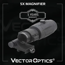 Vector Optics Tactical Adjustable Red Dot Sight 5x Magnifier Rifle Scope Collimator Optial Riflescope