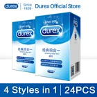 Презервативы Durex мужские, из натурального латекса, гладкие, со смазкой