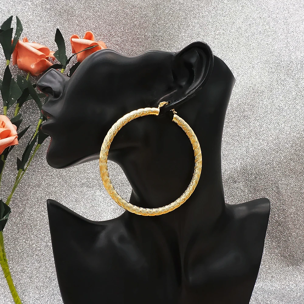 

Новые массивные круглые большие серьги-кольца для женщин, женские модные очаровательные высококачественные серьги-кольца в подарок