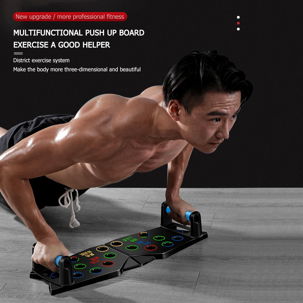 

Push Up Board Rack Detachable Gym Workout Abdominal Chest Muscle Trainer Stand Body Building Exercise Fitness Equipment