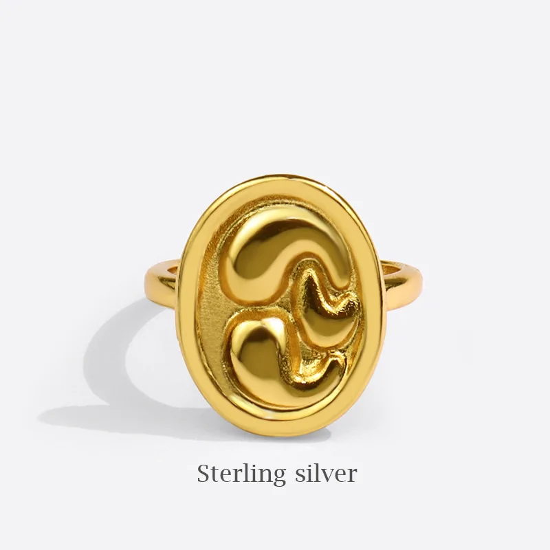 

New Fashion Ins Style Simple Geometric Smooth Opening Ring Female Creative Trend Versatile Accessories One Piece Dropshipping