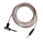 2,5 мм4,4 мм OCC оплетка сбалансированный аудио кабель для наушников Denon AH-D1200 Shure AONIC 40 50