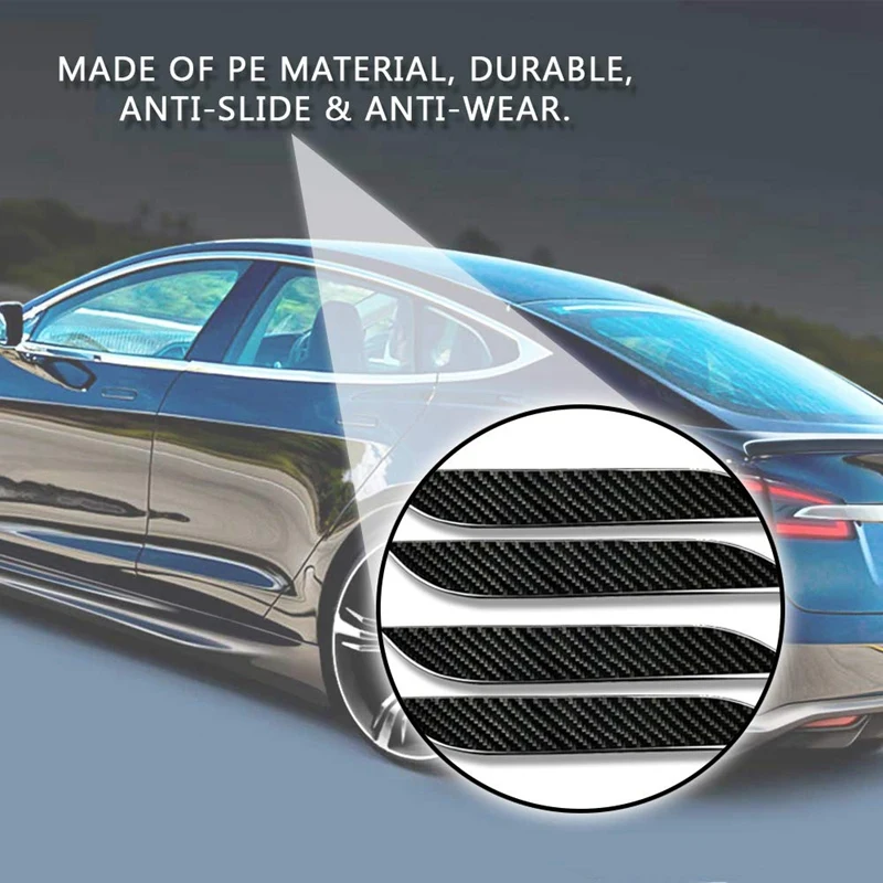 Carbon Fiber Car Exterior Door Handle Cover Scratch Protector for Tesla Model S | Автомобили и мотоциклы