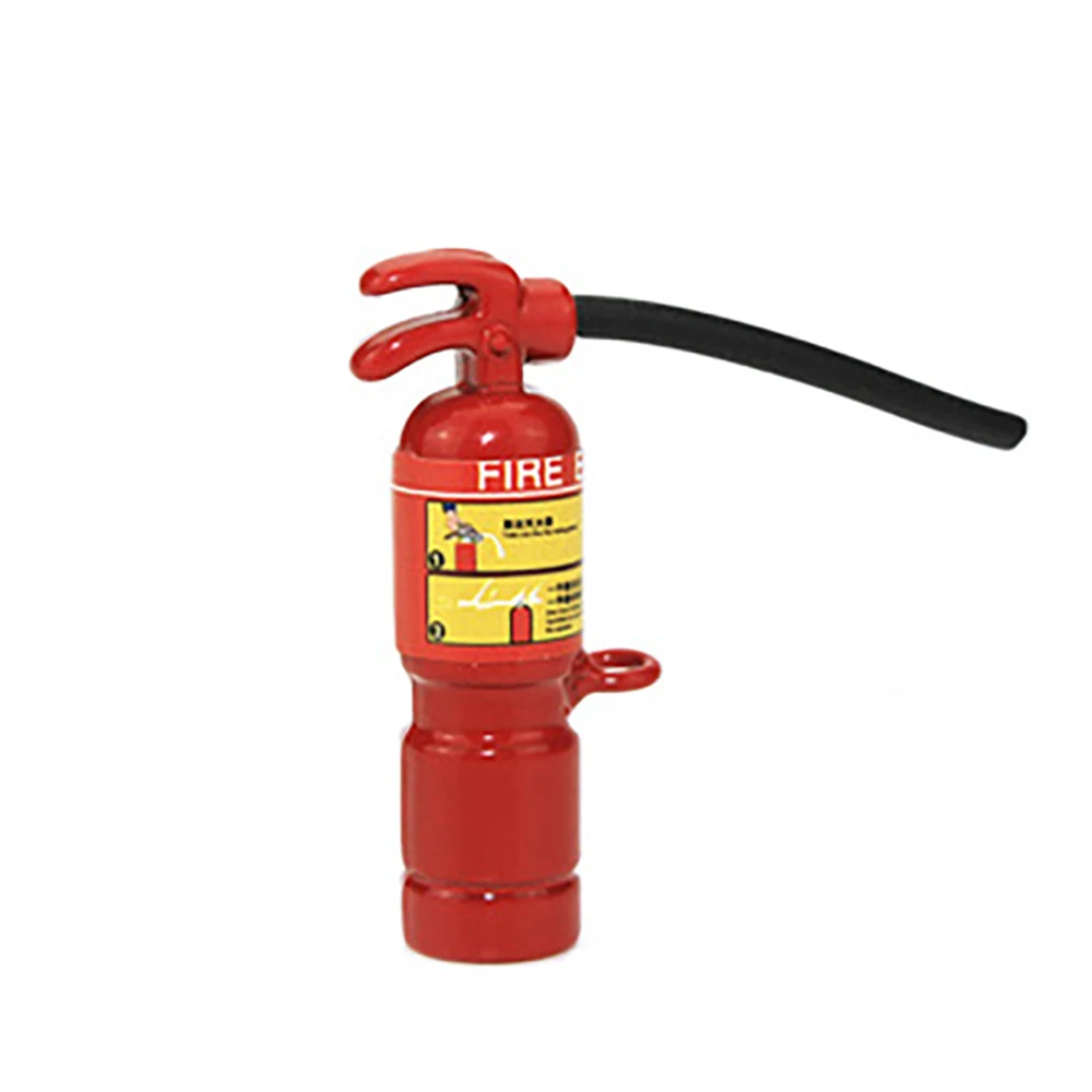 

1/12 Dollhouse Miniature Accessories Mini Metal Fire Extinguisher Simulation Model Toys for Doll House Decoration