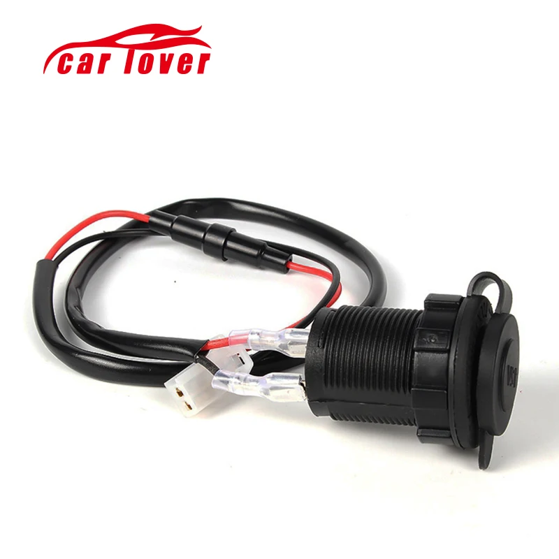 1 шт. новейший портативный 12 вольтовый прикуриватель для мотоцикла автомобиля