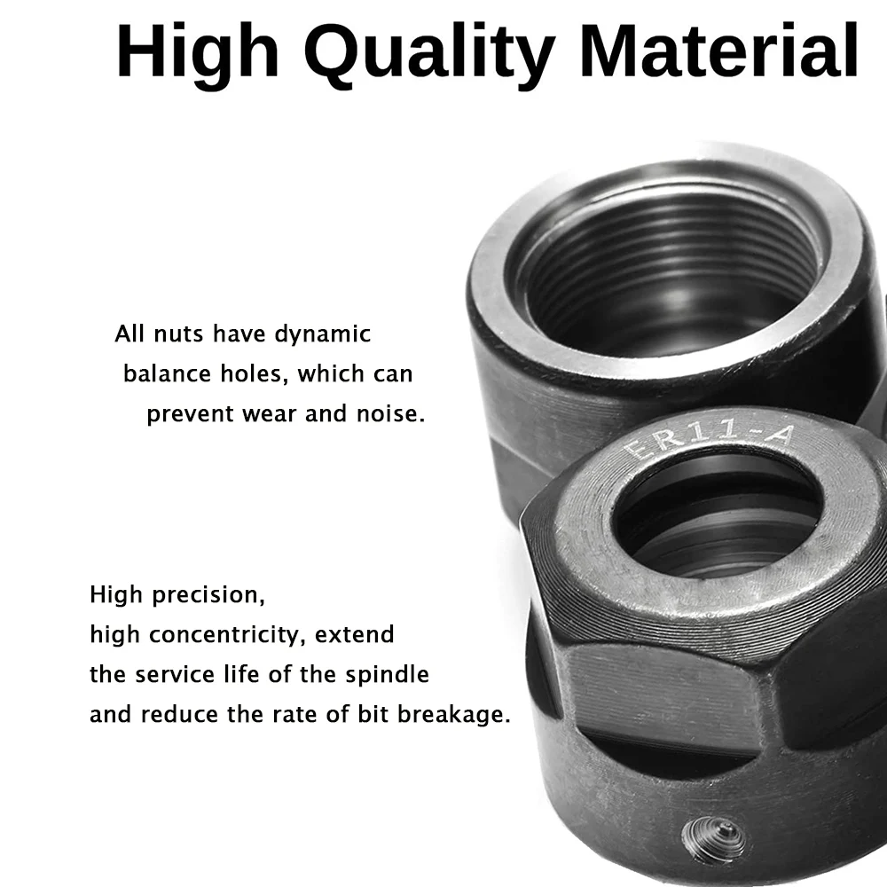 2 шт. Зажимная гайка с динамическими отверстиями для фрезерного патрона