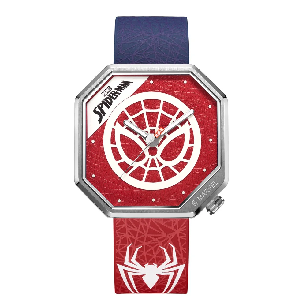 

Disney Marvel Watch Spider-Man Men's Luminous Quartz New Tape Trendy Unique Waterproof Wrist Watch