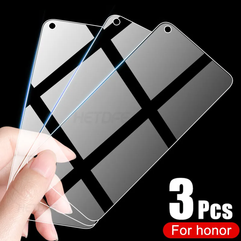 3 шт защитное закаленное стекло для Huawei Honor 30 20 10 9 8 Lite экран протектор V9 V10 V20 V30 Pro 9i