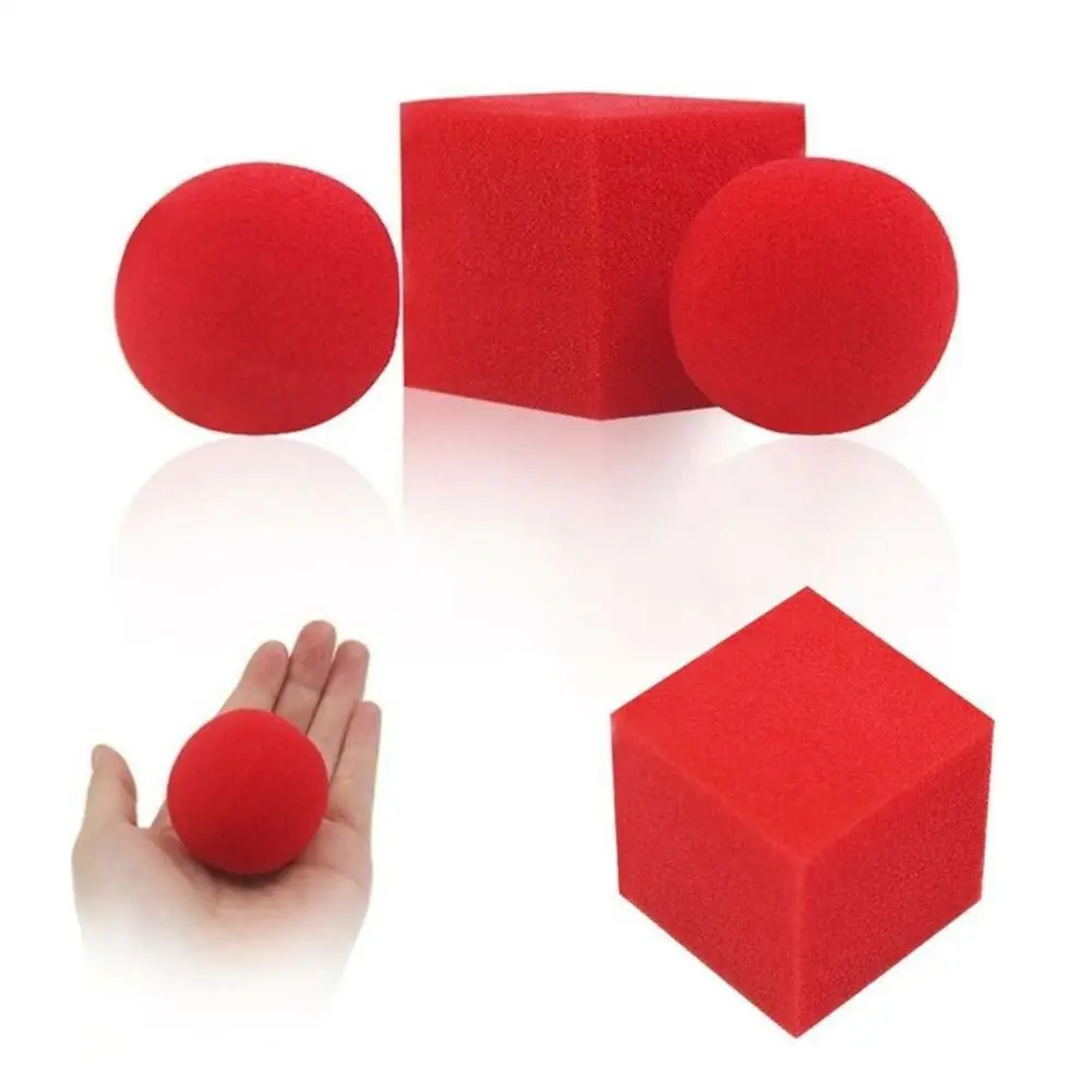

Fidget Toys Sponge Balls Props Close Up Classical V8F2 Fun Children Illusion Toy Toy Tricks Red Street