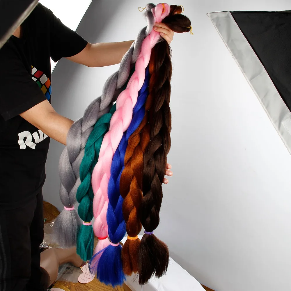 Волосы вязаные крючком 82 дюйма 165 г синтетические волосы черные коричневые