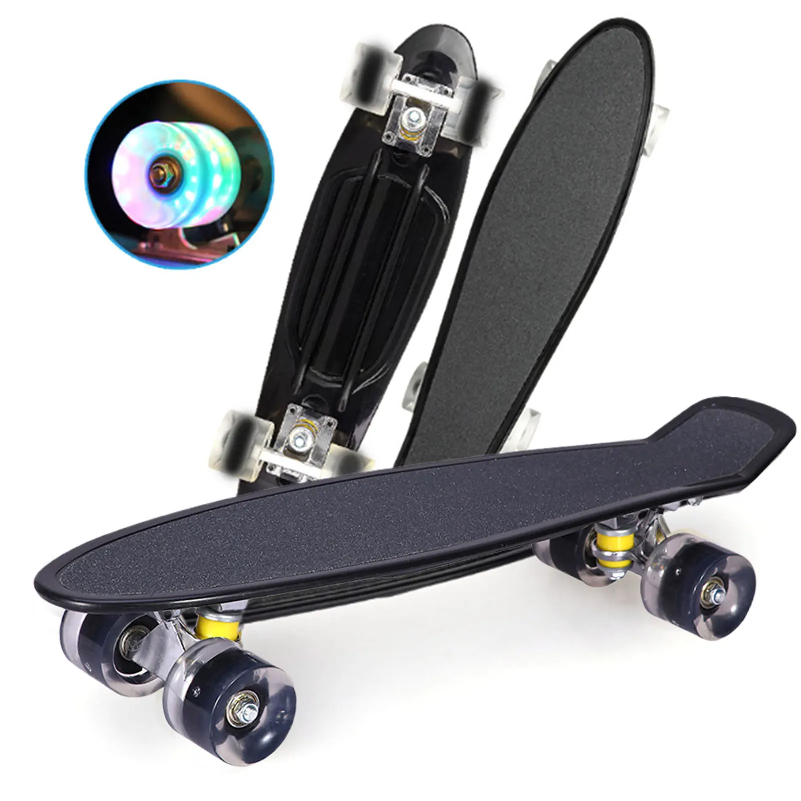 Детский скейтборд 22 дюйма для детей мини круизер Пенни борд ретро Лонгборд игра