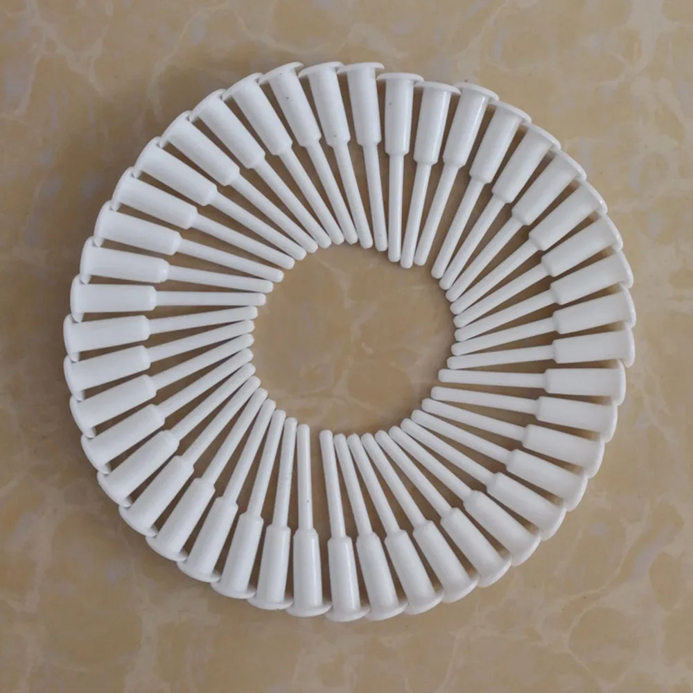 

50PCS Yoga Air Plug Gym Fitness Exercise Sport Jump Air Stopper Plug Pin (White)