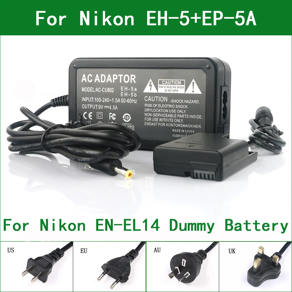 For Nikon D3300 D3400 D3500 D5100 D5200 D5300 D5500 D5600 Df