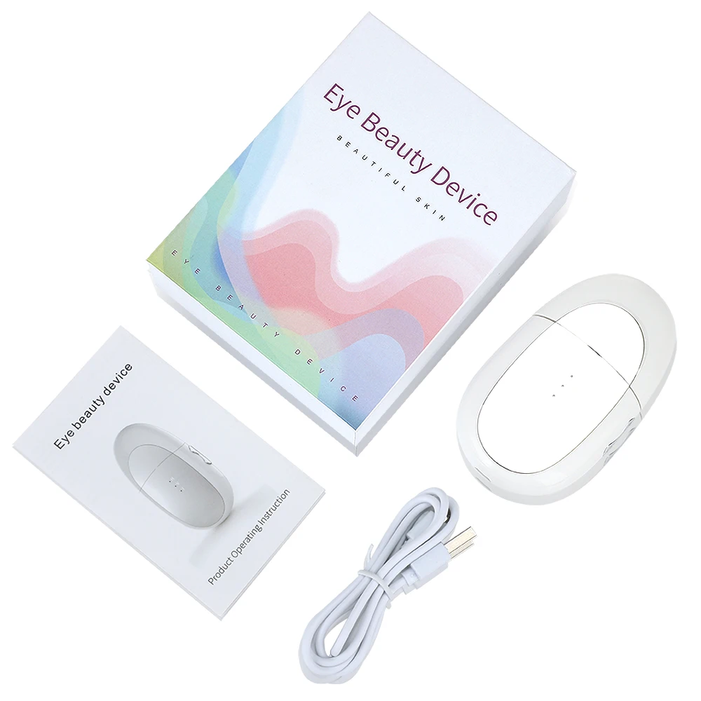 

Electric Eye Massager Anti Wrinkle USB Anti Aging Eye Massage Device Hot Massage EMS Vibration Instrument Relieve Eye Fatigue