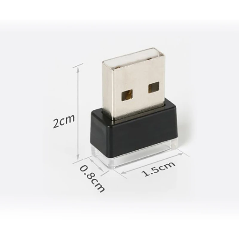 CARCTR зарядных порта USB для автомобиля атмосферу светильник s окружающей среды