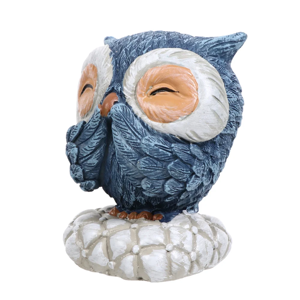 

1 Pc Desktop Ornament Owl Simulation Owl Shape Household Office Decoration
