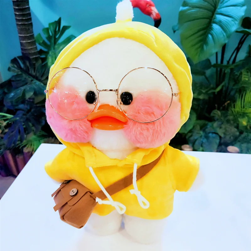 Happy Monkey Новые милые плюшевые игрушки куклы Kawaii мультфильм мягкая плюшевая утка кукла подарок на день рождения игрушка для детей девочек взрослых