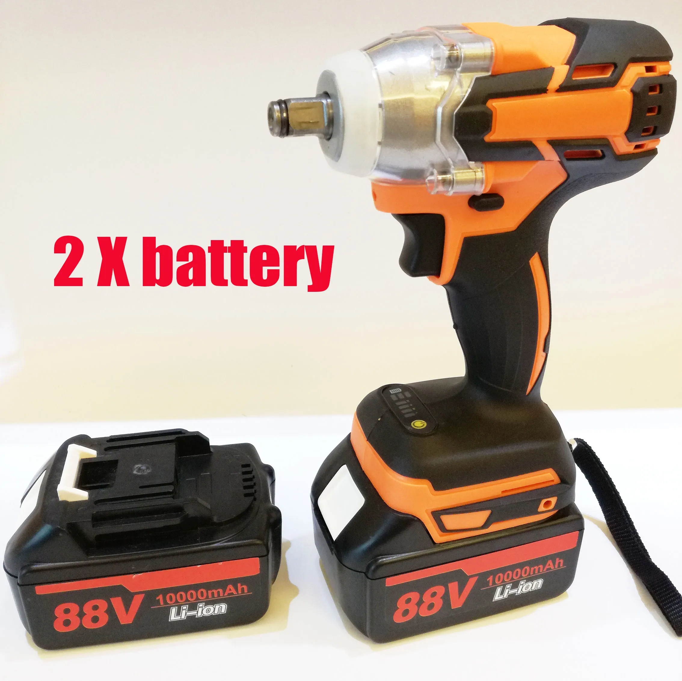 Ударный гаечный ключ 88 в бесщеточный Электрический ударный с переменной