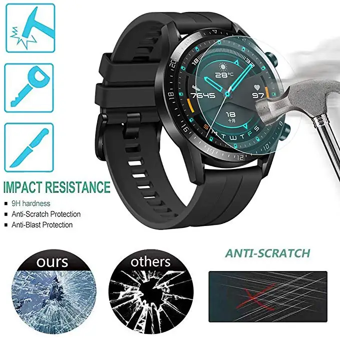 Закаленное стекло для Honor Magic Watch 2 46 мм 42 защитная пленка экрана шт./лот - купить по