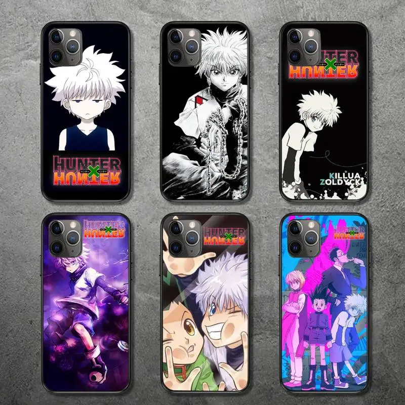 

Anime Hunter X Hunter Killua Zaoldyeck Phone Case for iPhone 13 12 11 mini pro XS MAX 8 7 6 6S Plus X 5S SE 2020 XR