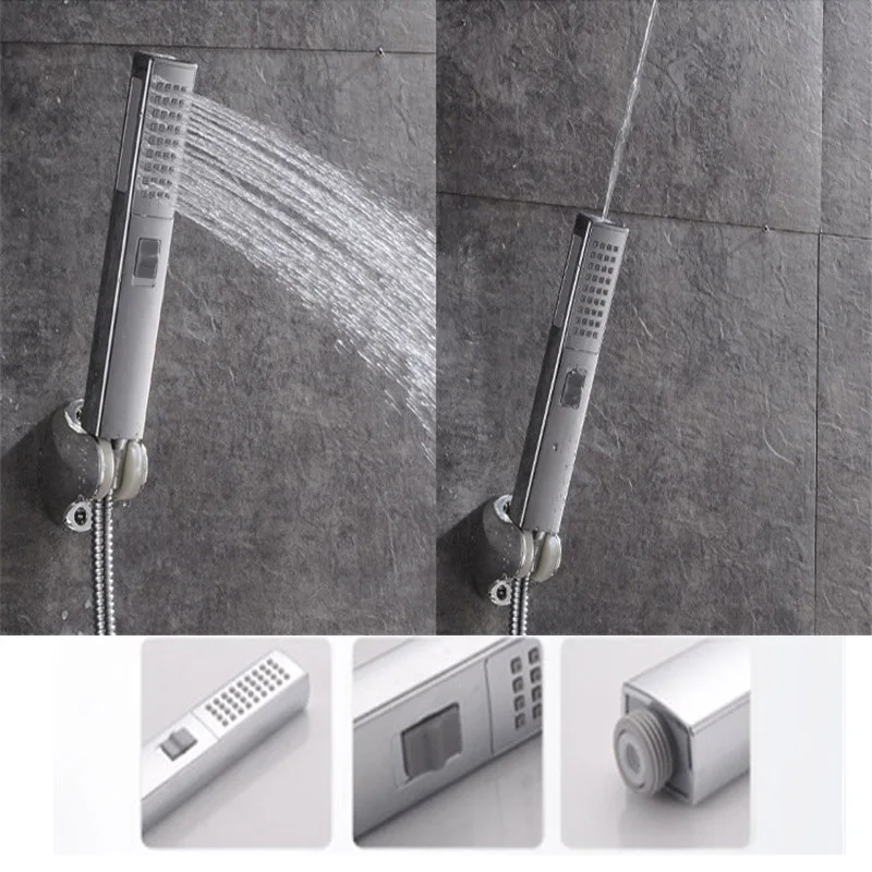 

Wetips Plastic ABS Spray Hand Shower Nozzle Shattaf Portable Douchette Wc Toilet Handheld Shower Hygiene Portable Toilet Ducha