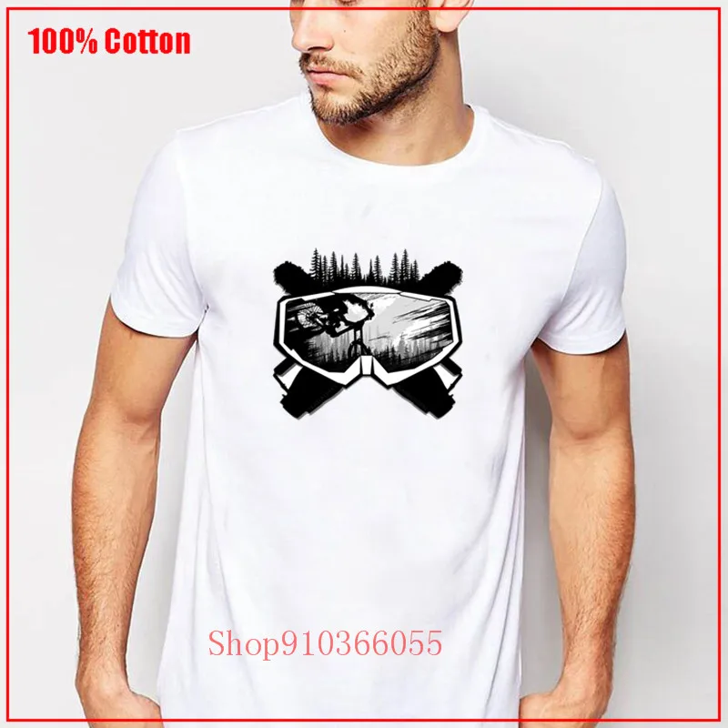 Горный велосипед езда на диких велосипедах эндуро bmx футболка открытом воздухе