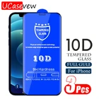 Закаленное стекло Suntaiho 10D с полным покрытием для iPhone 12, 11 Pro Max, XR, XS, SE 2020, 8, 7, 6 Plus, 12 Mini, Защитное стекло для экрана, 3 шт.