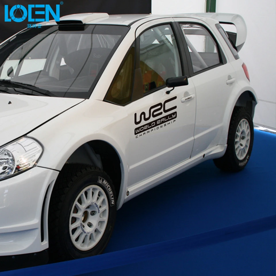 WRC Чемпионат мира по ралли, гоночный для автомобильного стайлинга светоотражающий виниловый стикер, ручка для тела, гирлянда, наклейка для Audi Focus Mazda Lada