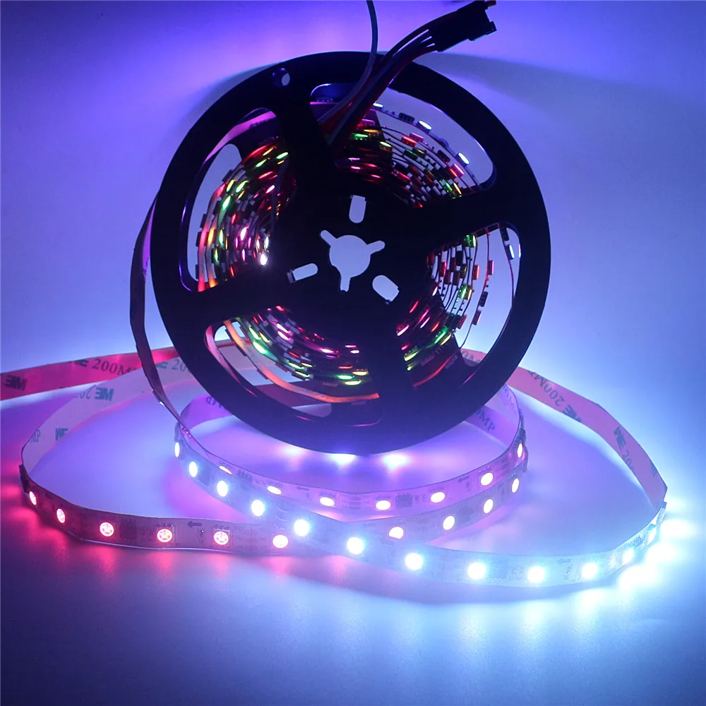 Светодиодный ленточный светильник 5050 RGB WS2811 5 м полноцветная светодиодная лента
