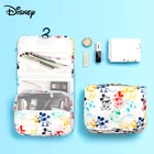 Женская сумка для макияжа Disney с Микки Маусом, многофункциональная вместительная косметичка для путешествий, Портативная сумка для хранения подгузников
