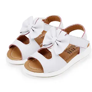 Kids Sandals Summer Kids Shoes Children Hook Beach Sandals Fashion Bowknot Girls Flat Pricness Shoes