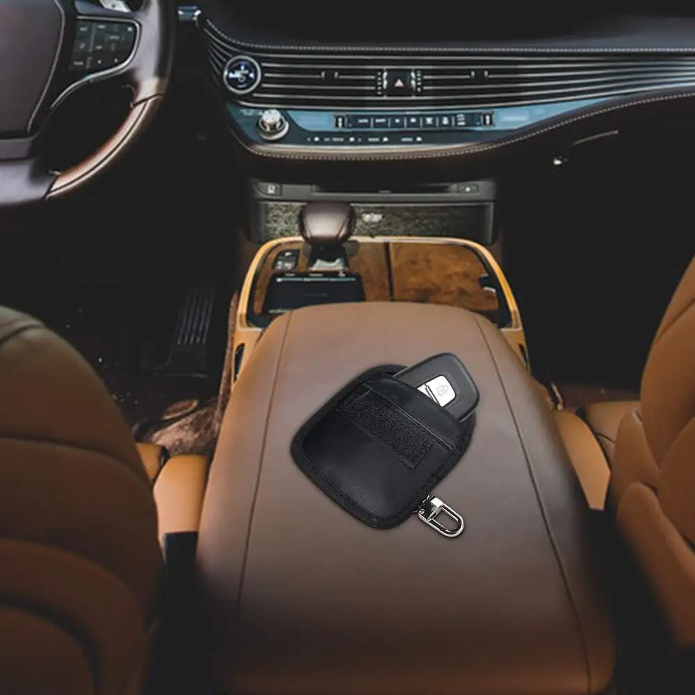 Автомобильный ключ чехол блокирующий сигнал Чехол [2 PACK] Мини сумка Фарадея для