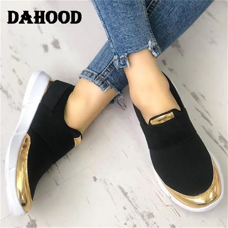Лоферы DAHOOD женские мягкая дышащая обувь на плоской подошве без застежки