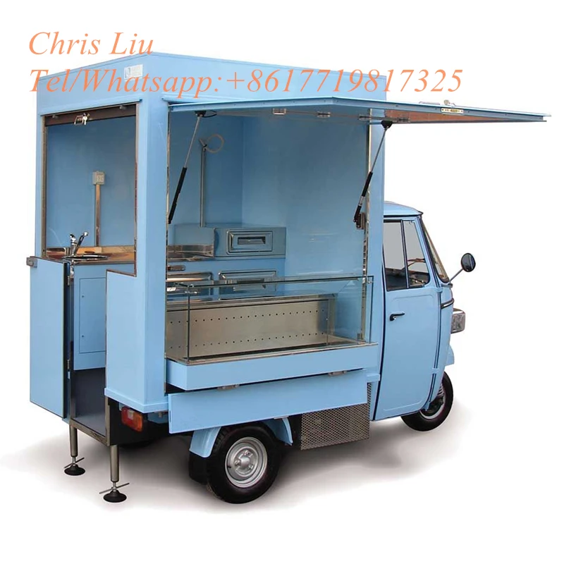 Прицеп для пищевых продуктов пиаджио грузовики Кофейня Мобильная Кухня фургон