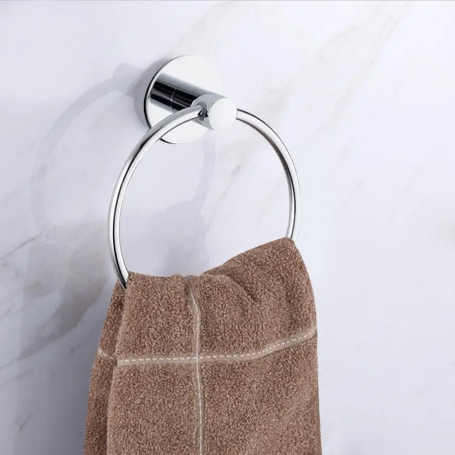 Настенная вешалка для полотенец в ванную комнату|Кольца полотенец| |