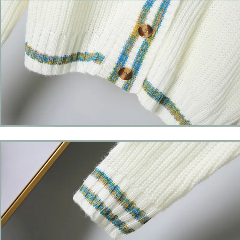 Женский Повседневный костюм однобортный Кардиган составного кроя с V-образным