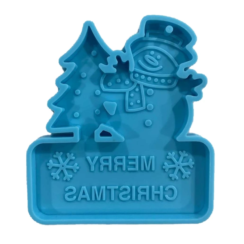 

DIY Christmas Keychain Silicone Epoxy Mold DIY Keychain Pendant Jewelry Crafting Mould for Christmas Love Gift Craft