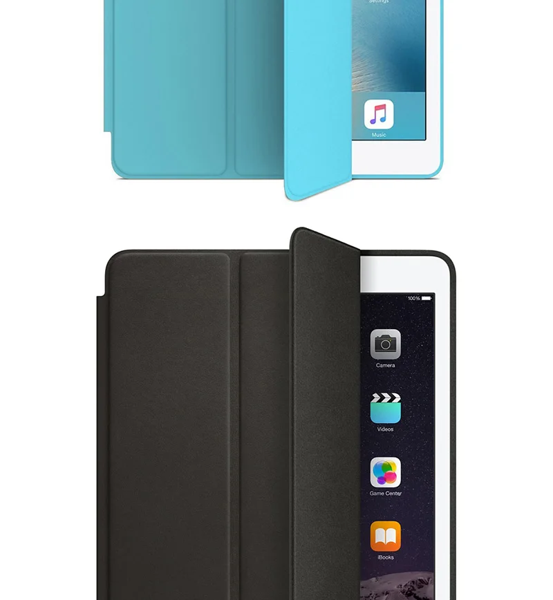 Чехол для iPad mini1/2/3/4 7,9 дюймов полное покрытие 1:1 магнит Smart Auto Sleep чехол с откидной крышкой с функцией подставки A1490 A1489 A1432 оболочки